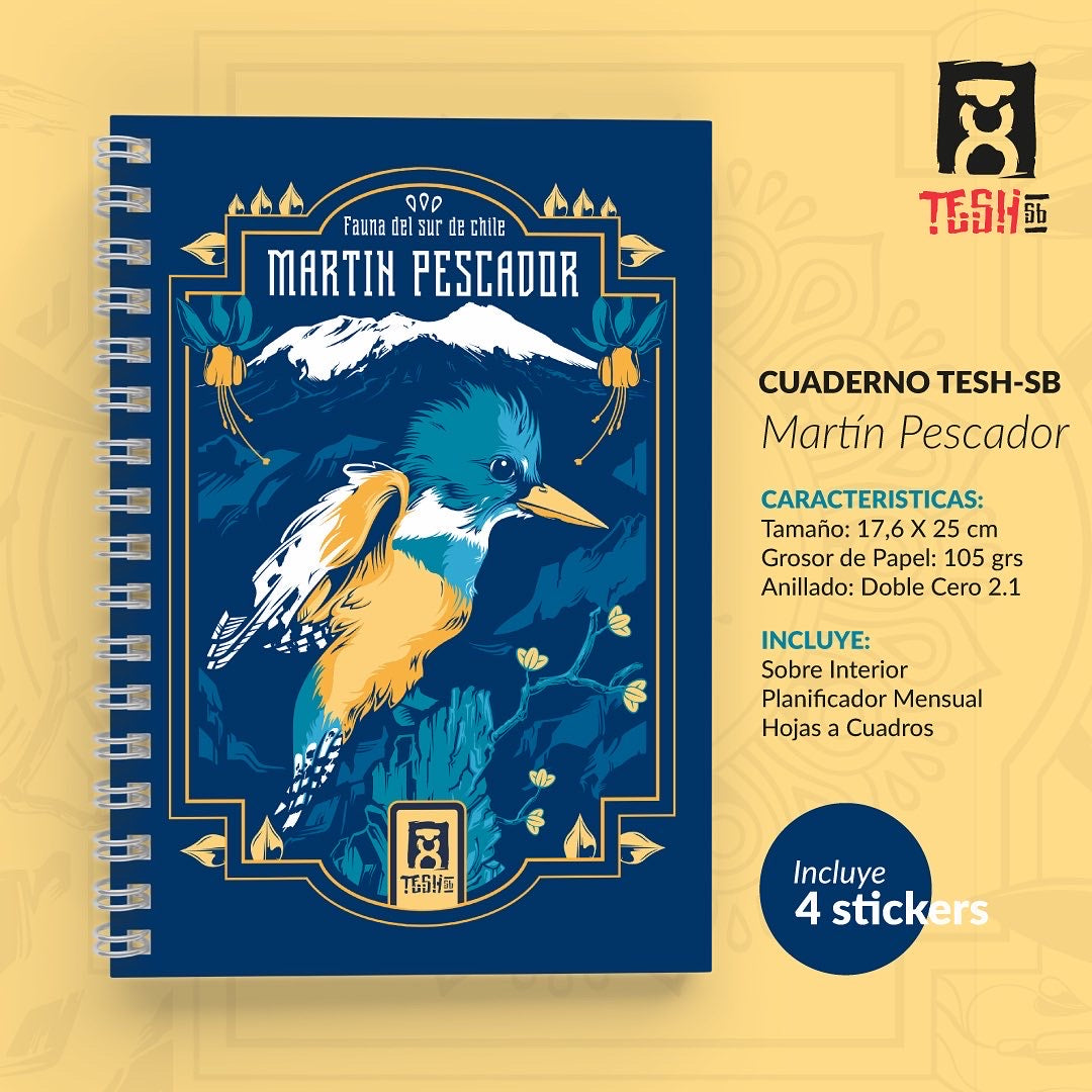 Cuaderno Tesh-sb Martín Pescador