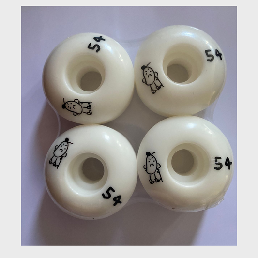 Ruedas Blank White - 54mm