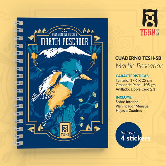 Cuaderno Tesh-sb Martín Pescador