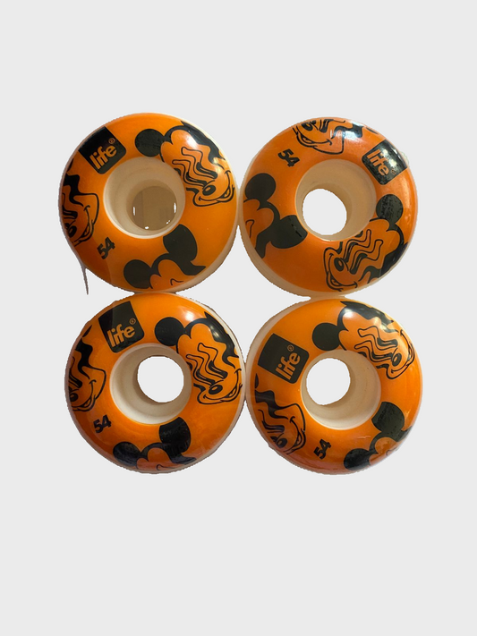 Ruedas Life - Mickey Orange - 54mm